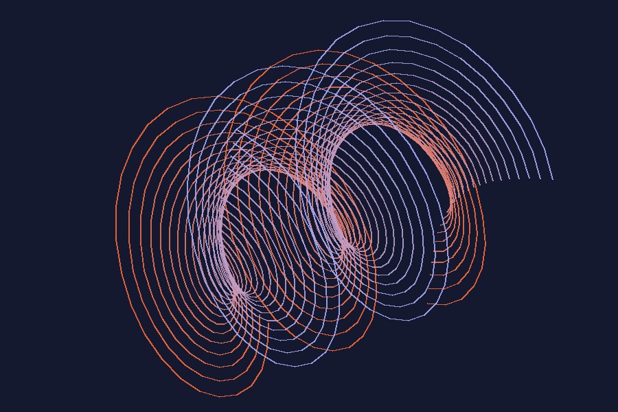 Preview of Hyperbolic Helicoid 3D
