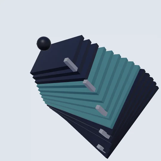 Preview of Data Landscape Contour Mesh 3D