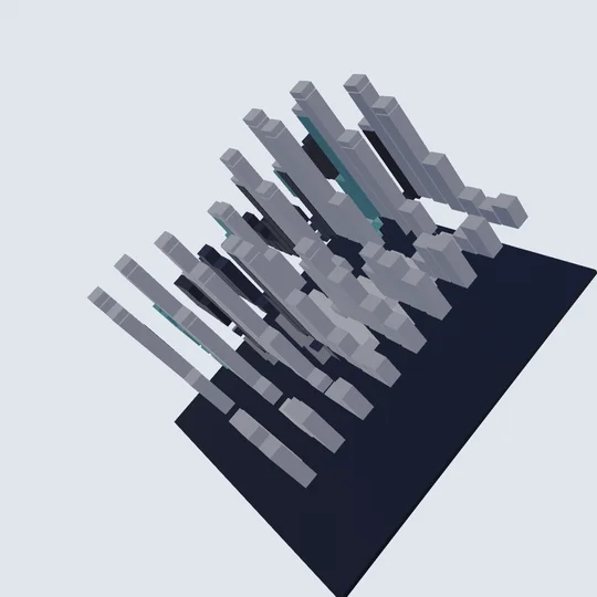 Preview of Data Landscape Topological Ridge 3D