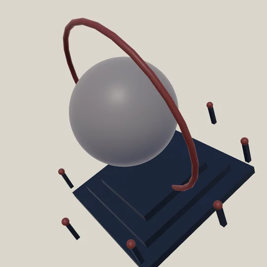 Preview of Lilliputian Surreal Monolith Sphere 3D