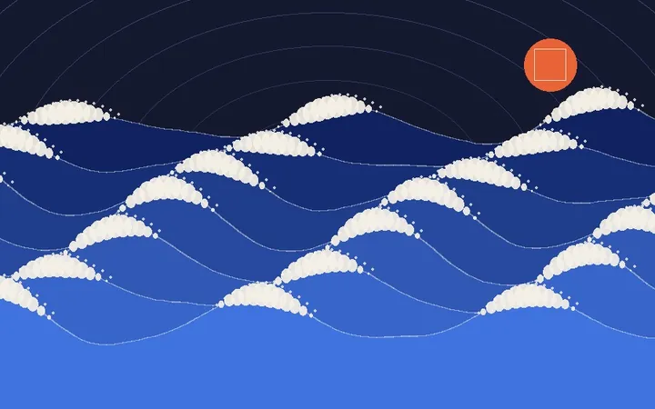 Preview of Ukiyo-e Wave Strata