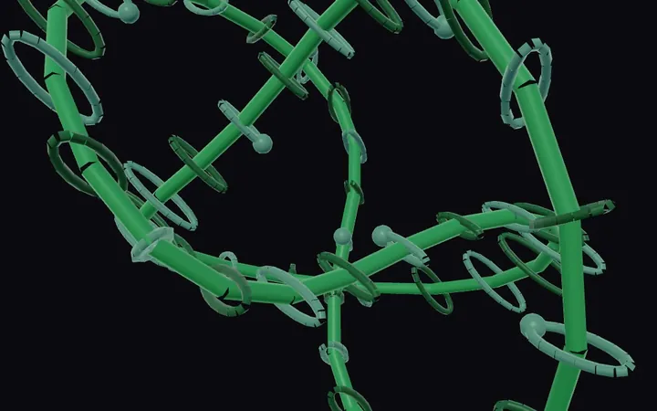 Preview of Vector Wireframe Torus Knot 3D