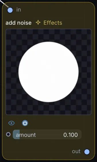 The Add Noise node in Infinite.