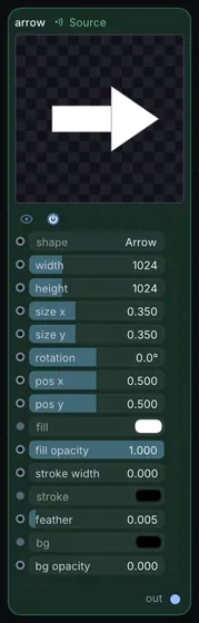 The Arrow node in Infinite.