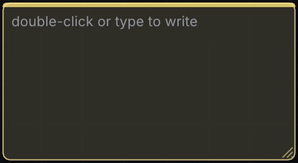 The Comment node in Infinite.