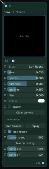 The Draw node in Infinite.