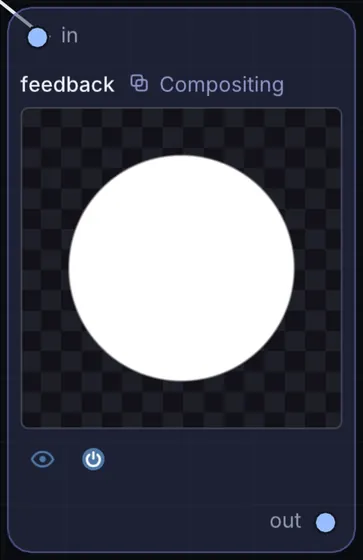 The Feedback node in Infinite.
