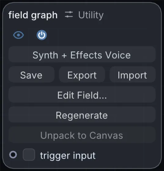 The Field Graph node in Infinite.