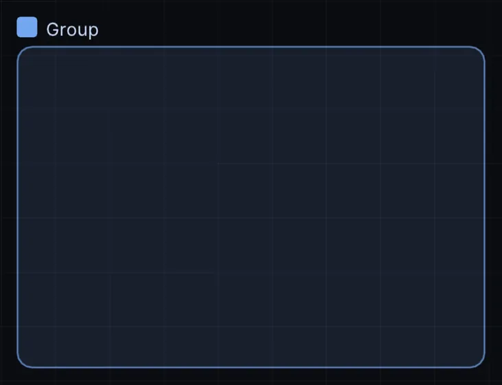 The Group node in Infinite.