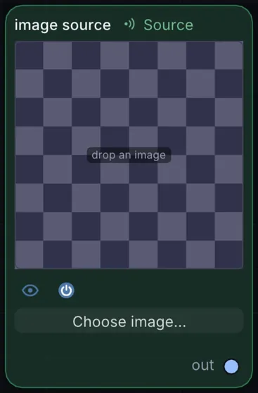 The Image Source node in Infinite.