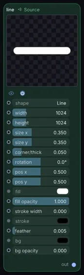 The Line node in Infinite.