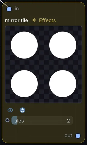 The Mirror Tile node in Infinite.
