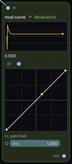 The Mod Curve node in Infinite.