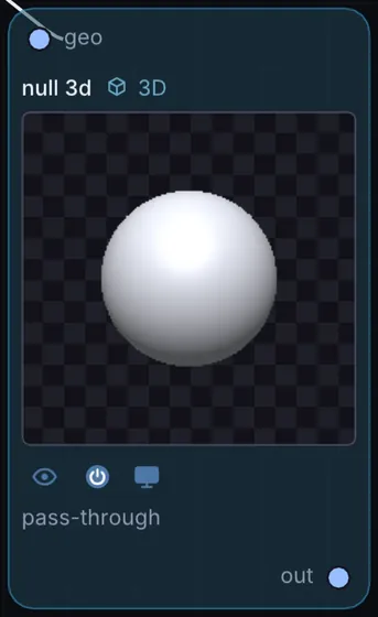 The Null 3D node in Infinite.