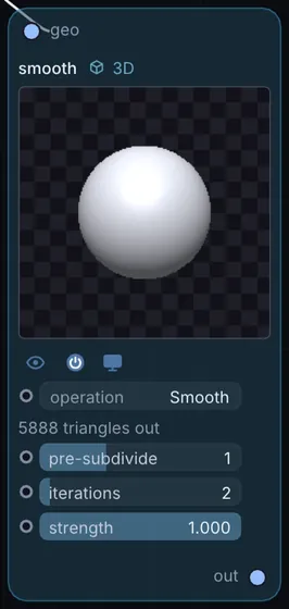 The Smooth node in Infinite.