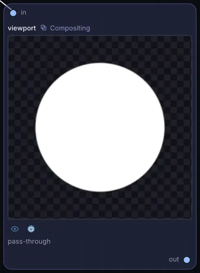 The Viewport node in Infinite.