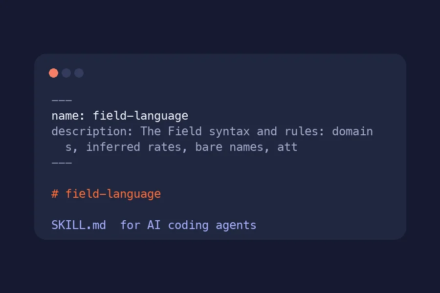 Preview of Field Language